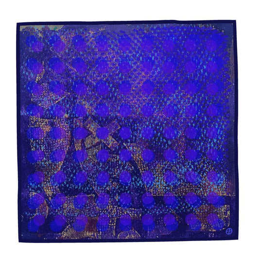 YESOD - 100% Pure Mulberry Designer Silk Scarf 36 inch Square - Hypoallergenic - rawr. - by Esther Bigfoot  - Psychic Self Defense Shield